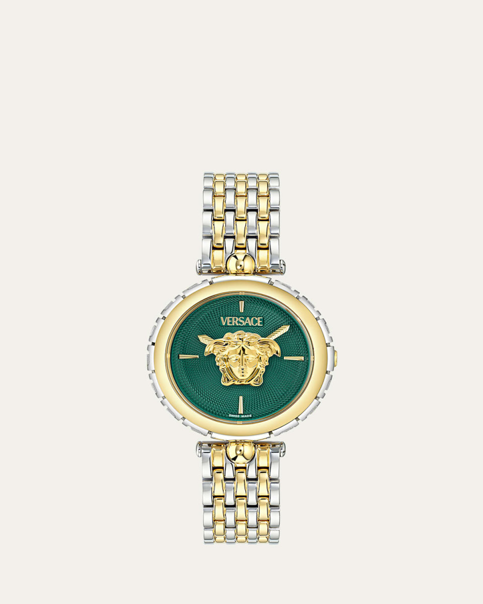 38mm Medusa Heritage Watch with Bracelet Strap, Two Tone